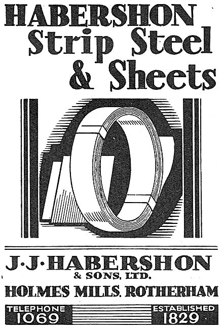 Habershon Strip Steel & Sheet For Aircraft                       
