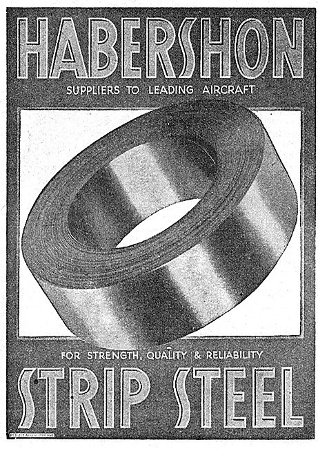 Habershon Strip Steel For Aircraft Production                    