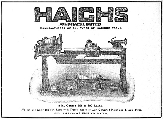 Haighs Of Oldham: Manufacturers Of Machine Tools                 