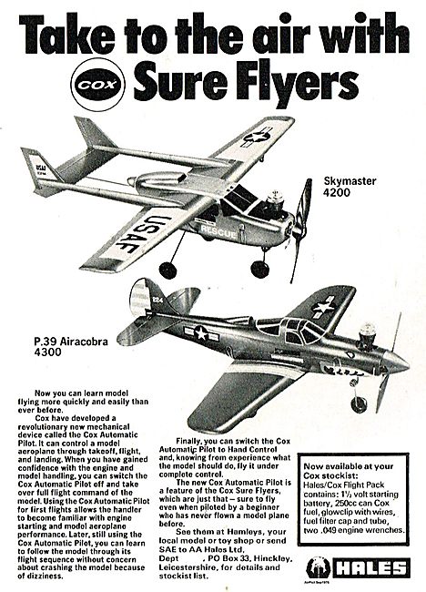 Hales Cox Skymaster 4200 - P39 Aircobra 4300                     