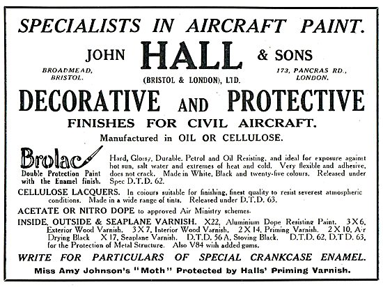 Halls Aircraft Finishes - Brolac                                 