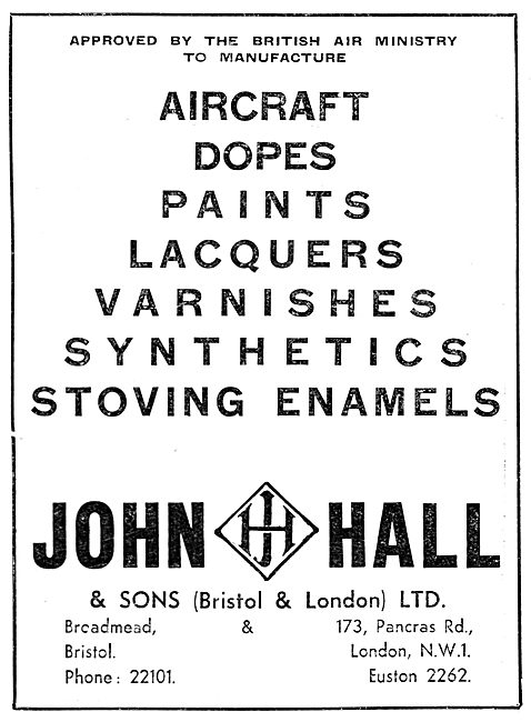 John Hall. Halls Aircraft Finishes                               