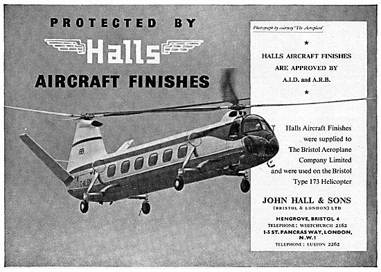 John Hall & Sons - Halls Aircraft Finishes                       