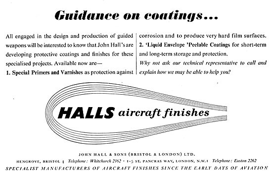 John Hall & Sons - Halls Aircraft Finishes                       