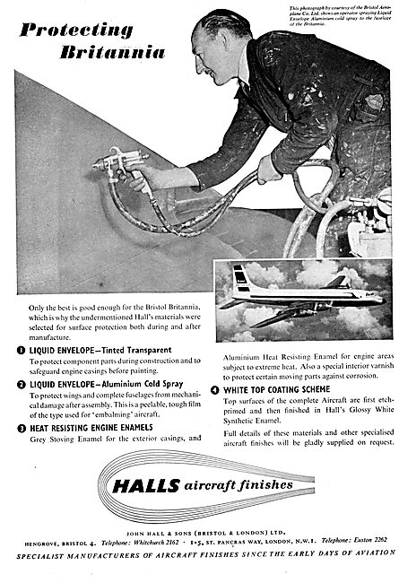 John Hall & Sons - Halls Aircraft Finishes                       