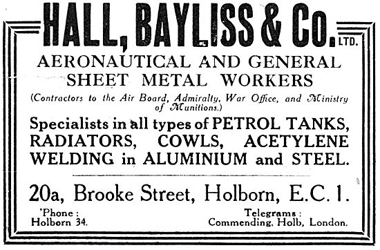 Hall Bayliss & Co - Aeronautical Sheet Metal Workers             