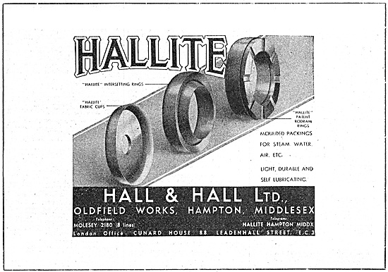 Hall & Hall - Hallite Seals & Packings                           