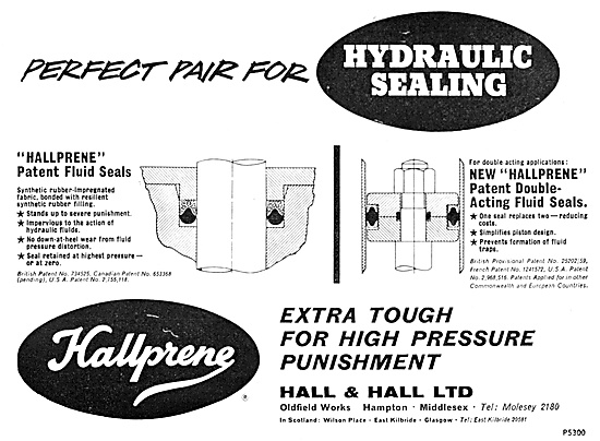 Hall & Hall - Hallprene Synthetic Seals  & Mouldings             