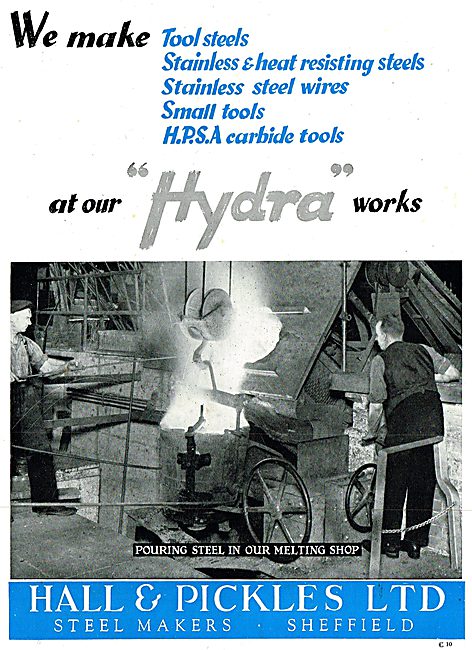 Hall & Pickles Steelmakers, Wire & Toolmakers - Hydra Steels     