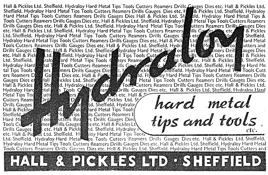 Hall & Pickles Hydfraloy Hard Metal Tips & Tools                 