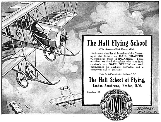 The Hall School Of Flying - Hall Flying School Hendon            