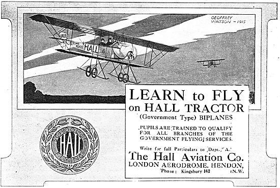 Learn To Fly On Hall Tractors (Govt Type) Hall School Of Flying  