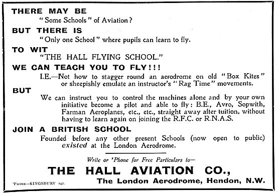 Hall School Of Flying                                            