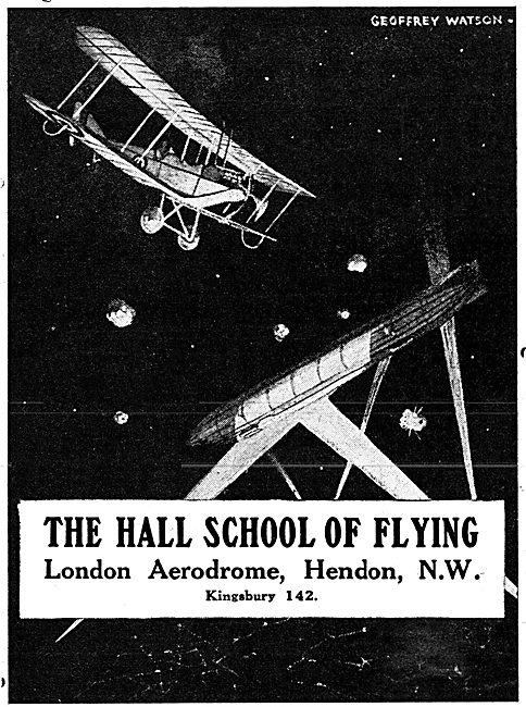 The Hall School Of Flying - Hendon 1916                          