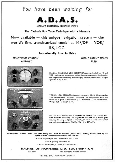 Halpins Combined  A.D.A.S. Aircraft Directional Accuracy System  