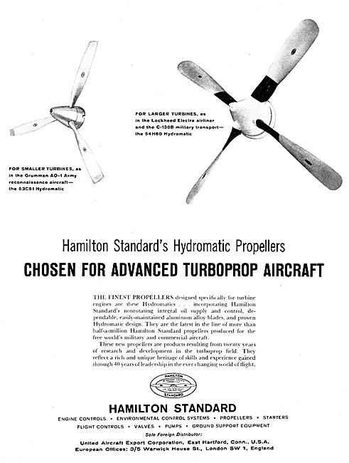 Hamilton Standard Propellers                                     