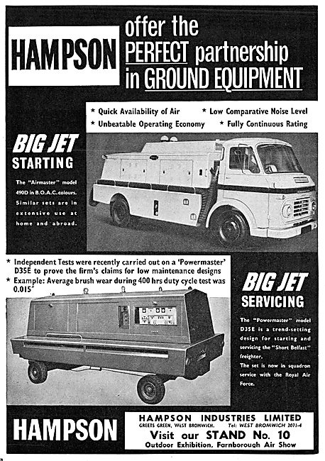 Hampson Aircraft Ground Power Units & Air Starters               