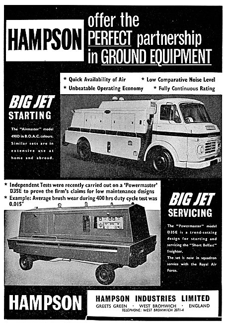 Hampson Aircraft Ground Power Units & Air Starters               