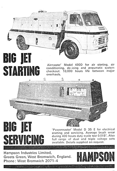 Hampson Aircraft Ground Power Units & Air Starters               