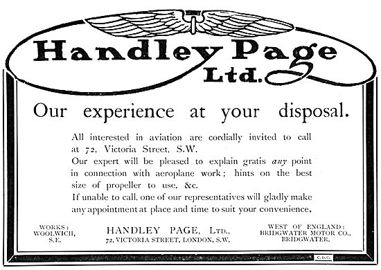 Handley Page Aircraft & Components                               