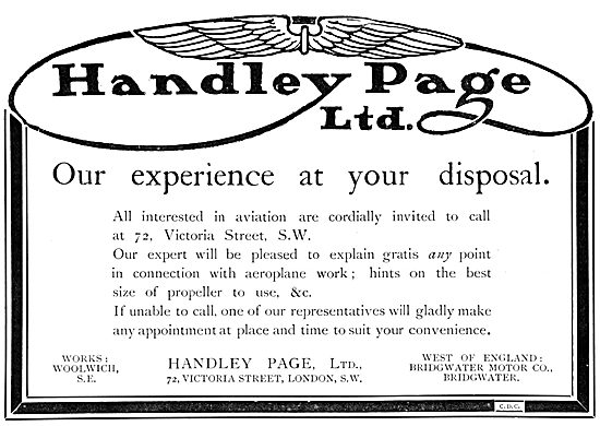 Handley Page Aircraft & Components                               