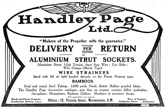 Handley Page Aircraft & Components                               