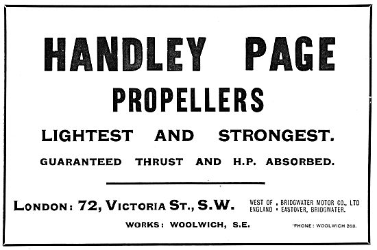 Handley Page Propellers                                          