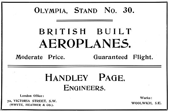 Handley Page Aircraft & Components                               