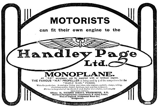 Handley Page Aircraft & Components                               