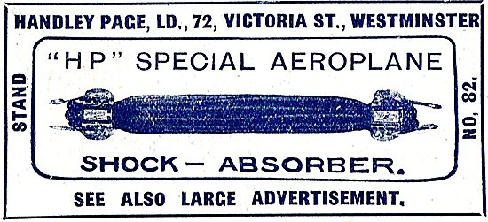 Handley Page HP Special Aeroplane Shock Absorber                 