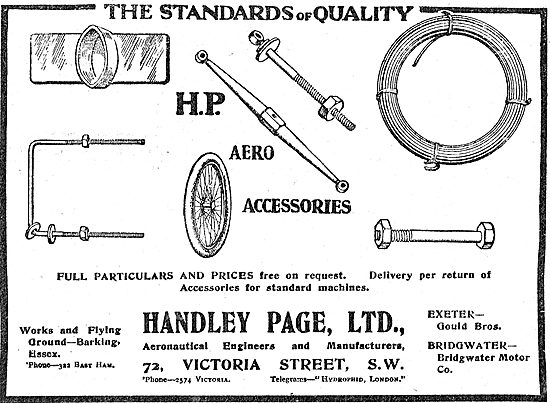 Handley Page Aero Accessories                                    