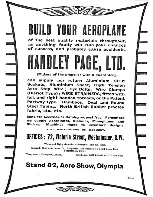 Let Handley Page Build Your Aeroplane                            