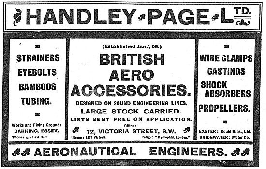 Handley Page Aeronautical Engineers                              