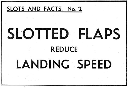Handley Page Slotted Flaps                                       