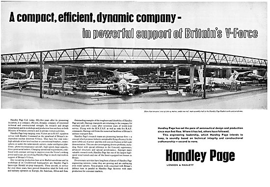 Handley Page Aircraft Radlett - Victor Herald Hastings           