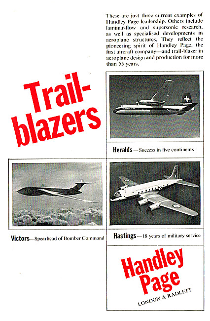 Handley Page Aircraft 1965                                       