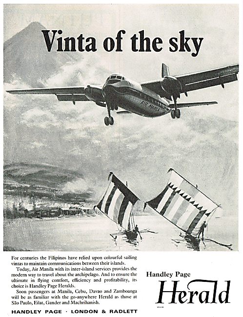 Handley Page Dart Herald - Vinta Of The Sky.                     