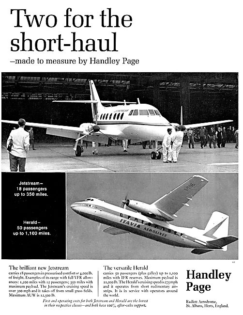 Handley Page Jetstream - Handley Page Dart Herald                