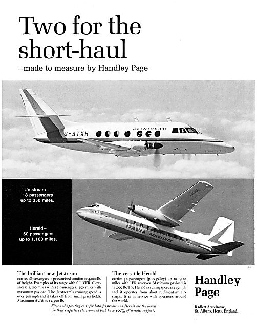 Handley Page Herald   Handley Page Jetstream                     