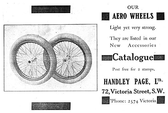 Handley Page Aero Wheels                                         