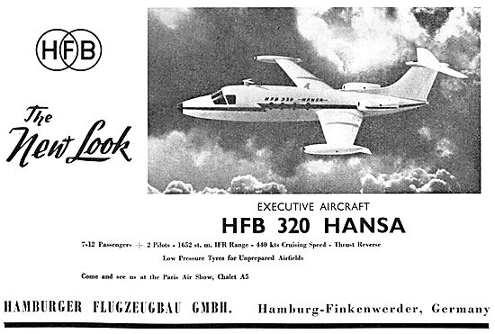 HFB 320 Hansa Executive Jet                                      