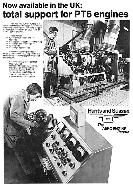 Hants & Sussex Aviation - Aero Engine Overhauls & Repairs        