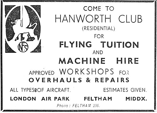 London Air Park, Hanworth Club - Flying Tuition & Hire           