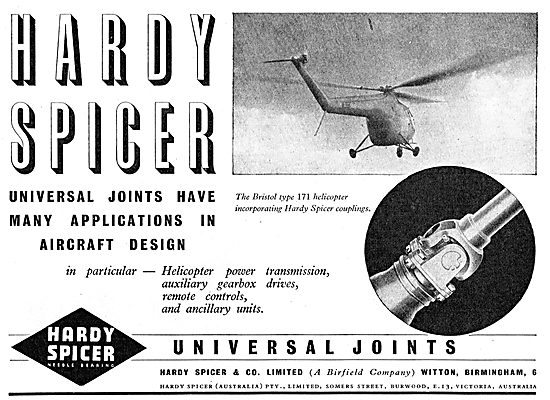 Hardy Spicer Universal Joints                                    