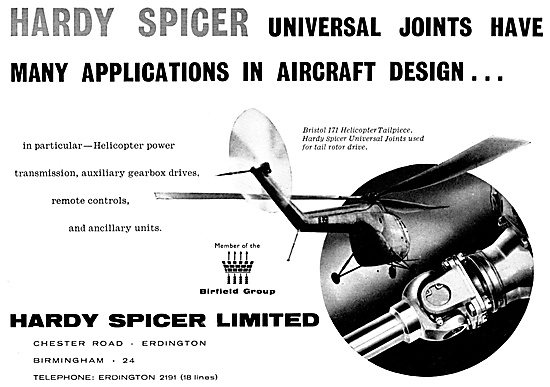 Hardy Spicer Universal Joints                                    