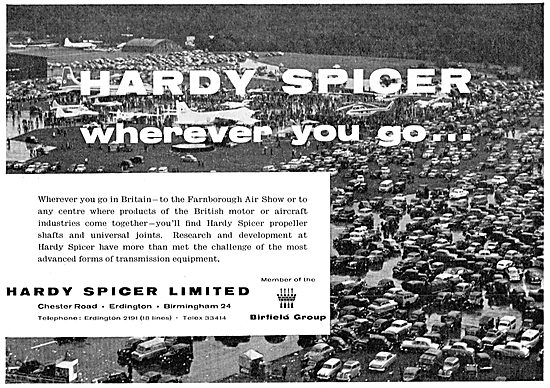 Hardy Spicer Shafts & Universal Joints For Aircraft              