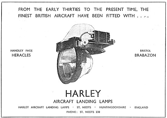 Harley Aircraft Landing Lamps & Aircraft Lighting                