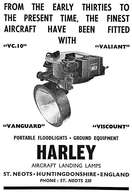 Harley Aircraft Landing Lamps & Aircraft Lighting                