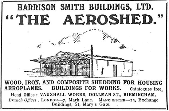 The Harrison Smith Aeroshed For Aeroplanes                       