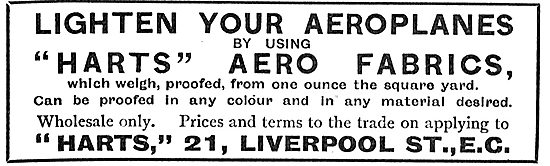 Lighten Your Aeroplane By Using Harts Aero Fabrics               